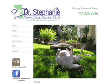 Tablet Screenshot of drstephanie-housecallvet.com